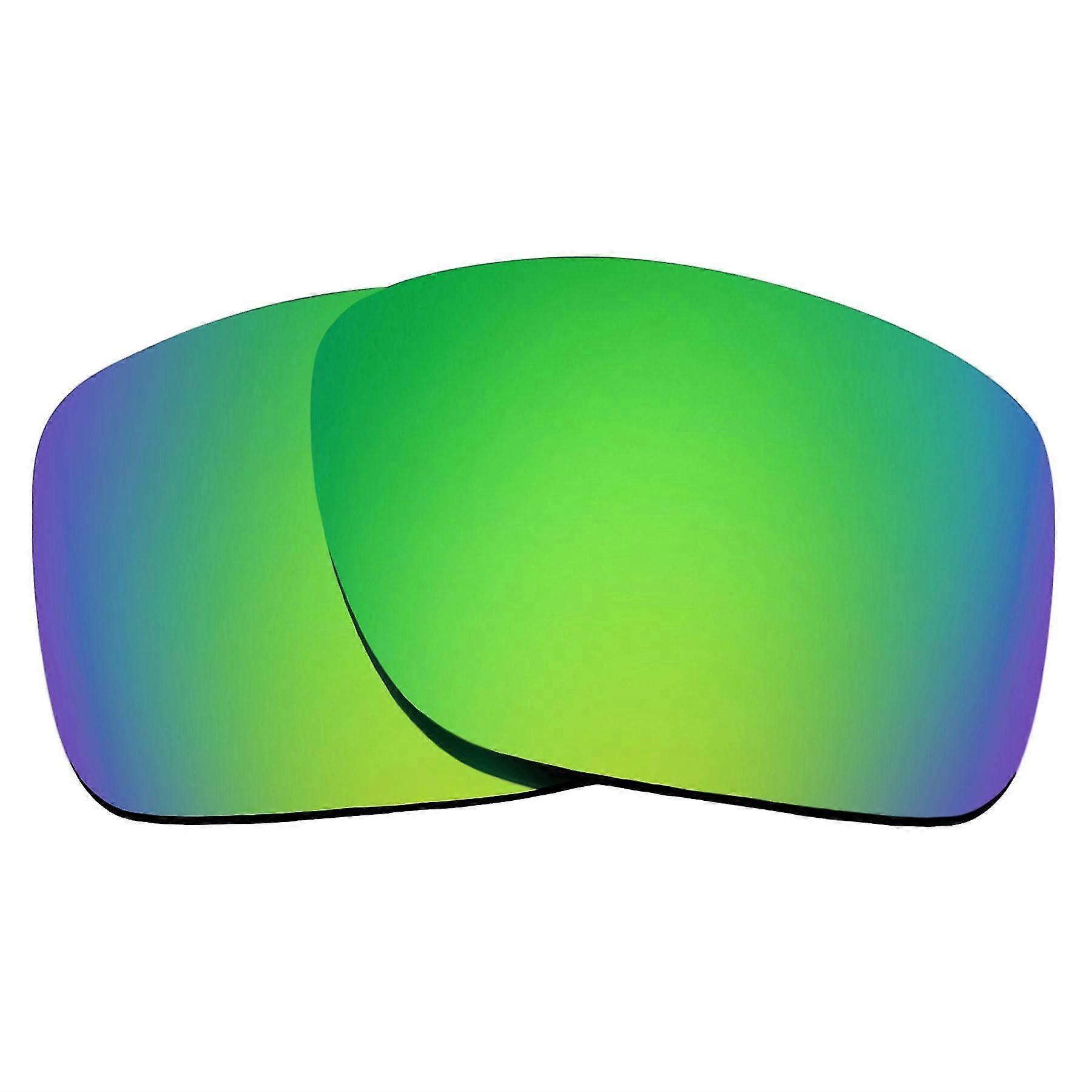 Seek Optics Replacement Lenses for Oakley Madman - Nebula Green Mirror Non-Polarized
