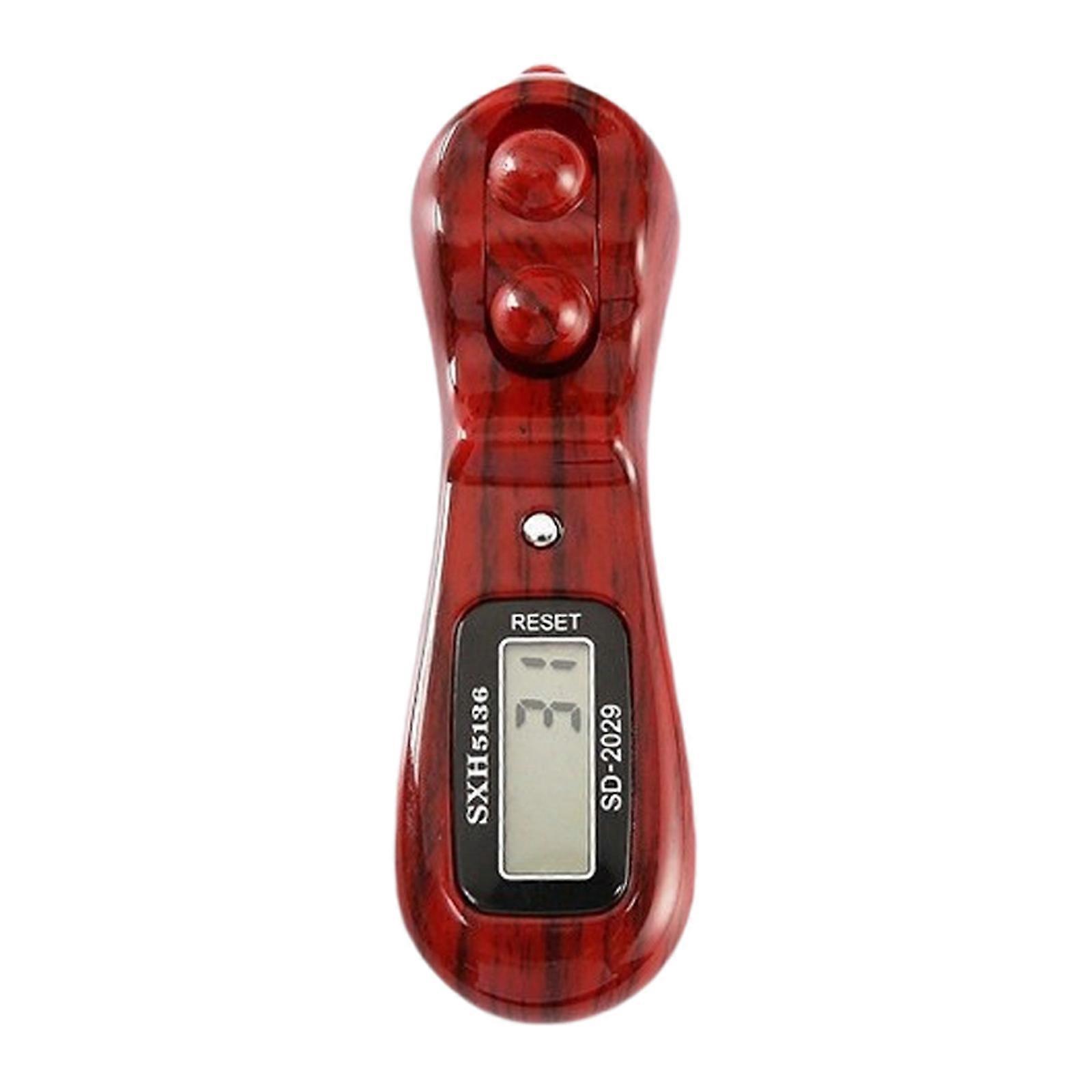 Portable Digital Counter Featuring Time Display Suitable For Fitness Enthusiasts Prayer And Stress Management Relaxation  Red