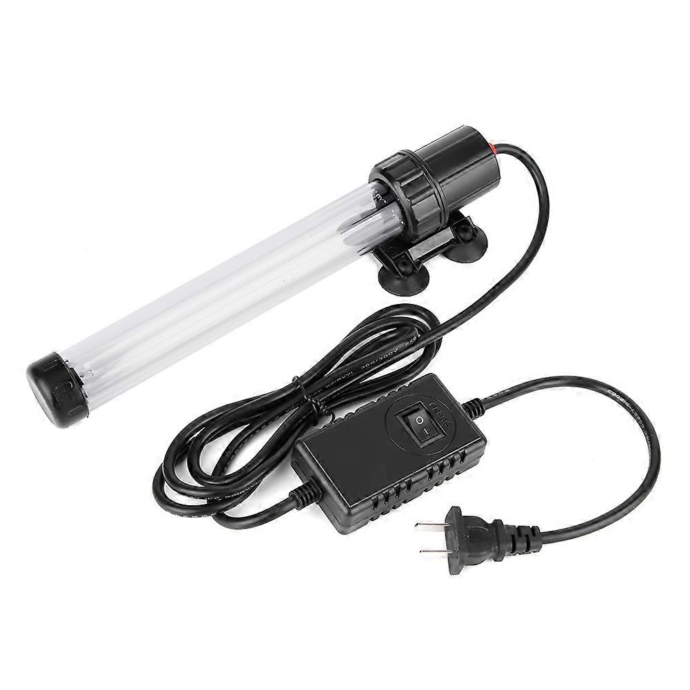 Mini Submersible UV Double Tube Germicidal LED Lamp for Aquarium Water Purification 5W 12V Compatible with Fish Tanks