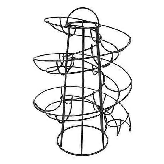 Egg Holder Multifunctional Spiral Design Iron Creative Egg Storage Rack for Kitchen