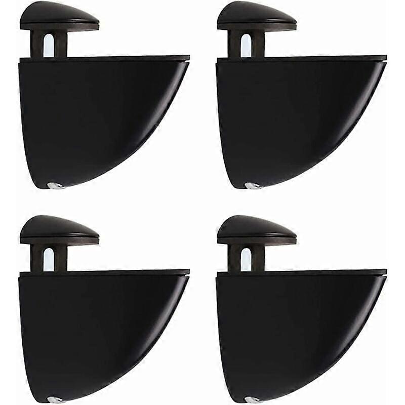 Stainless Steel Glass Clamps, Adjustable from 2 to 21 mm, Polished Finish for a Modern Look, Easy Installation for Quick Shelf Setup