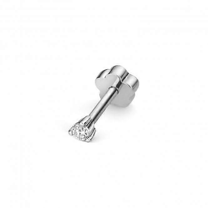 Diamond Jewellery 18ct White Gold Diamond Cartilage Stud EDQ909W