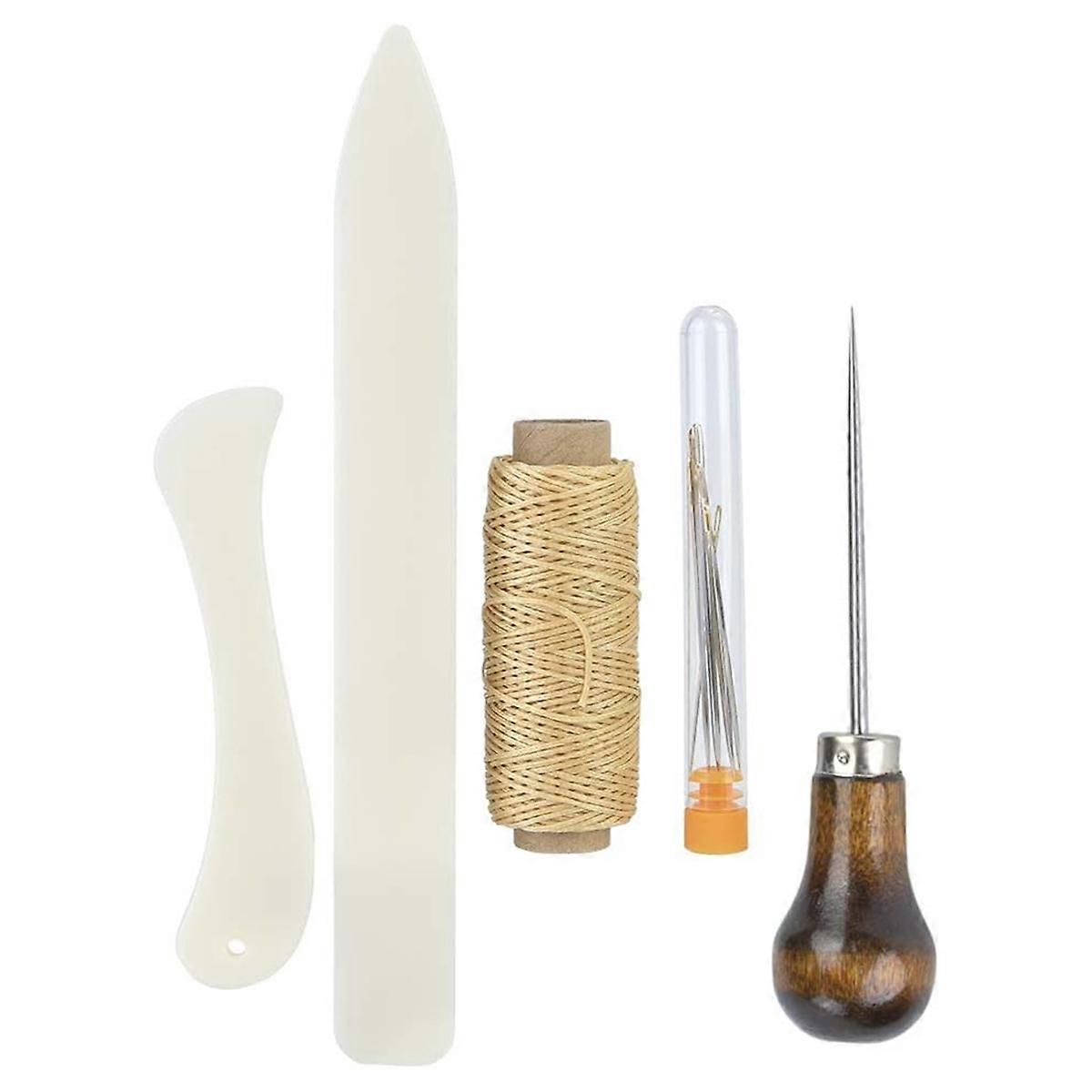 Premium Leather Hand Stitching Needle Set Sewing Kit for DIY Craft Projects and Repairs