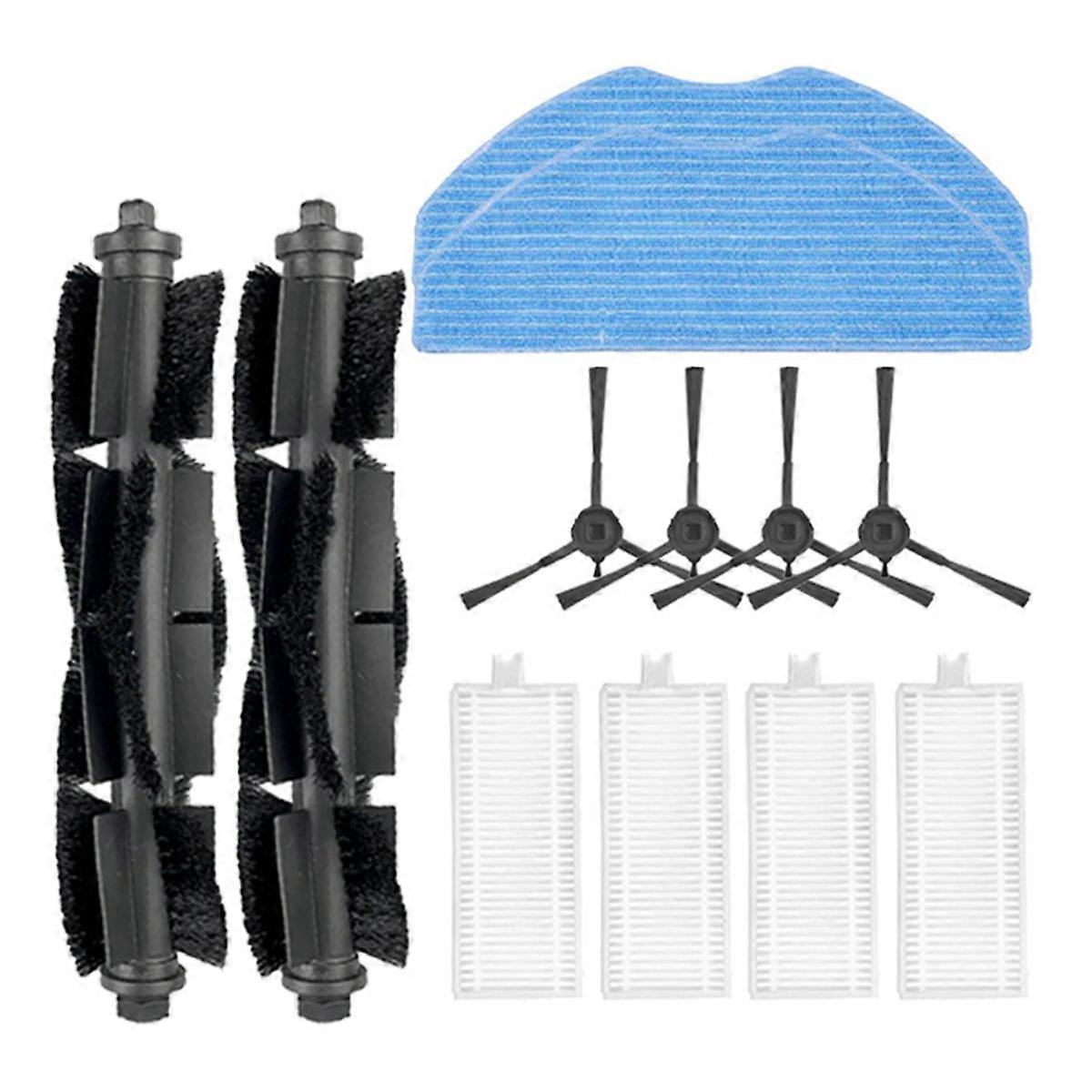 12PCS for EZVIZ RE4 / RE4 Plus / RE5 / RE5 Plus Robot Vacuum Cleaner Main Side Brush Filter Mop Clot