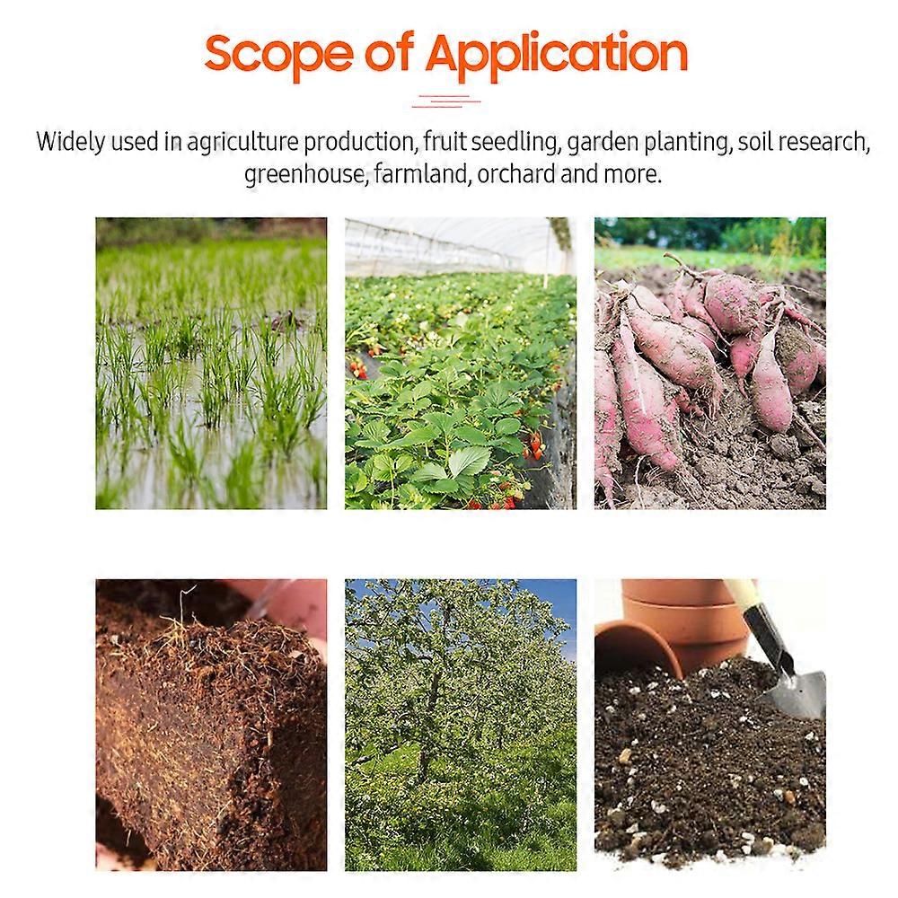 SMART SENSOR PH328 Digital Backlight Soil Tester 3 in 1 PH/ Moisture/ Temperature Multifunction Portable Soil PH Test Probe Temp Humidity Meter for