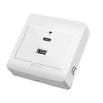 Cargador de pared USB tipo C con puerto USB