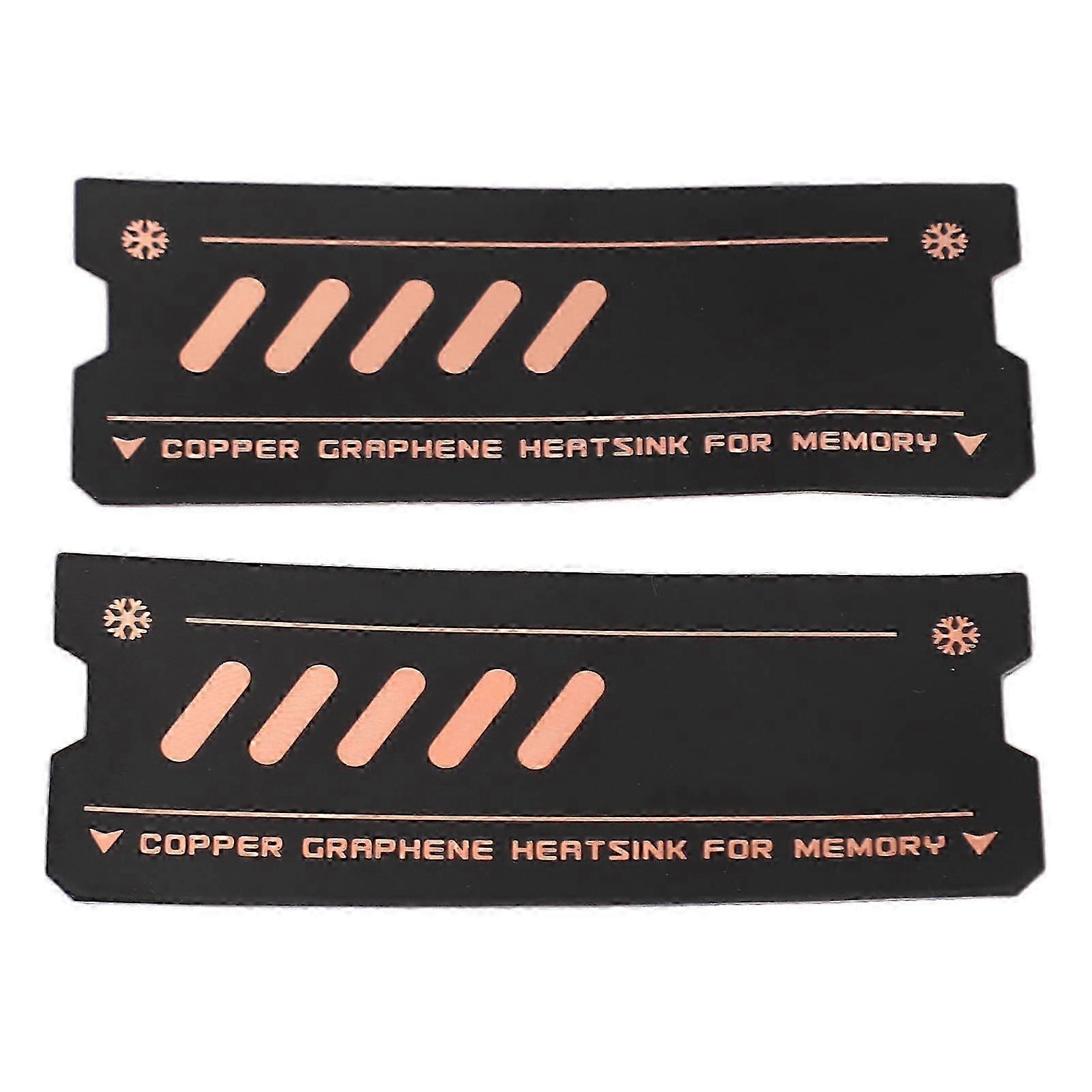 Dual Layer Graphene Copper Foil Laptop Memory Heatsink - Cooler for DDR5, DDR4, DDR3, DDR2