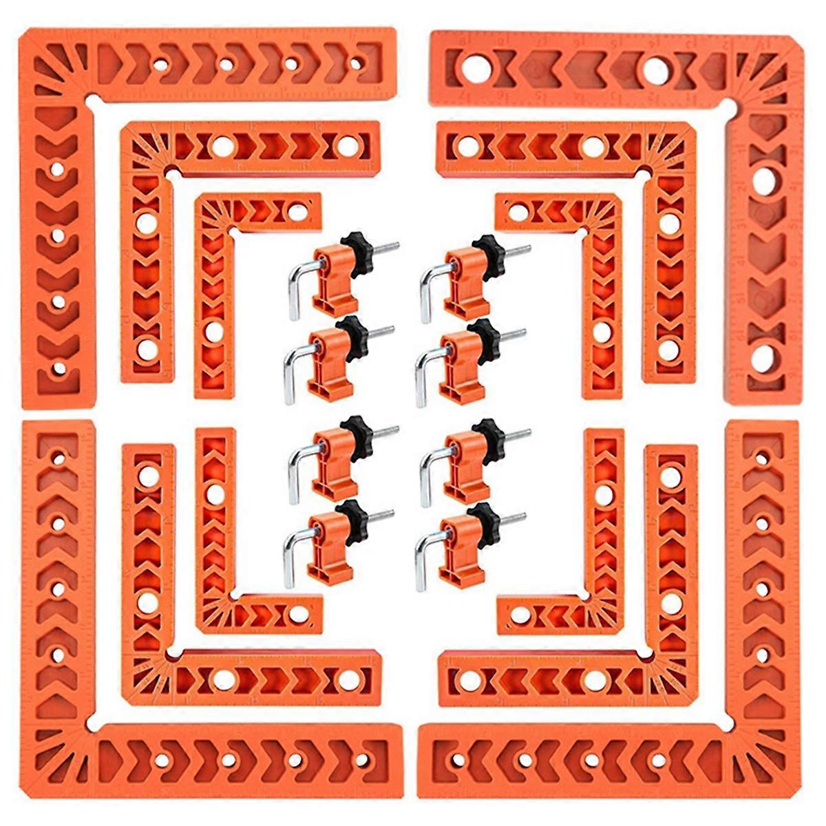 90 Degree Clamp,Positioning Squares,3 Inch 4 Inch 6 Inch Right Angle Clamp with Clamping Squares,Co
