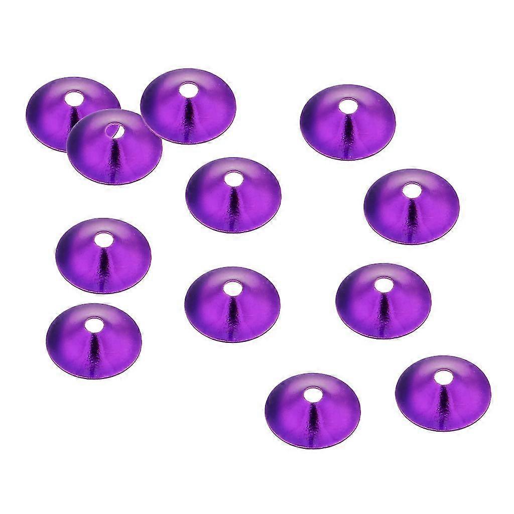 12pcs Brass Turbo Cone Disc Heads Fly Tying Materials For Tube Flies Gold