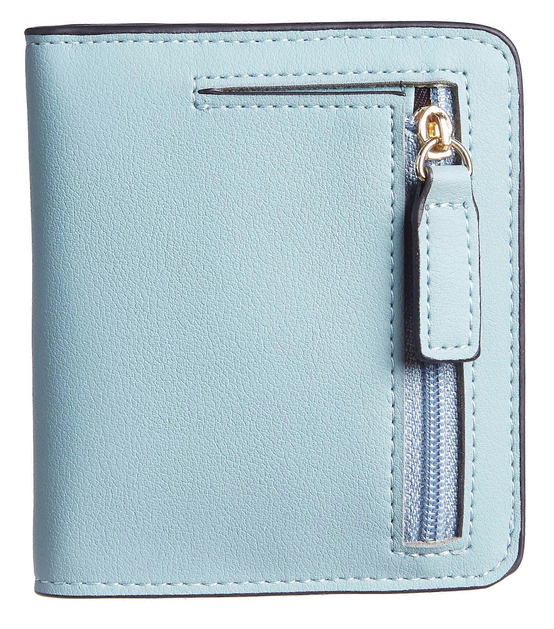 Small Wallet for Women, Thin Two-Story RFID Blocking Credit Card Holder, Compact Cash Organizer in Multiple Colors