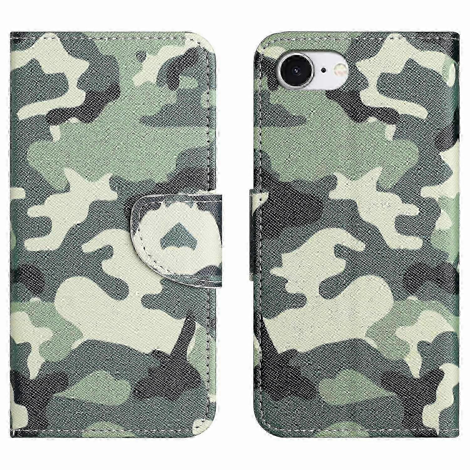 For iPhone 16e Case Pattern Printing Cross Texture Leather Phone Cover