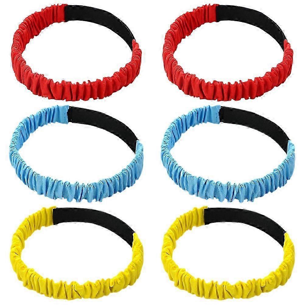 6 stuks Legged Race Ties Race Game Beenbanden Stretch Legged Race Bands Flexibele Beenbanden Elastische Banden