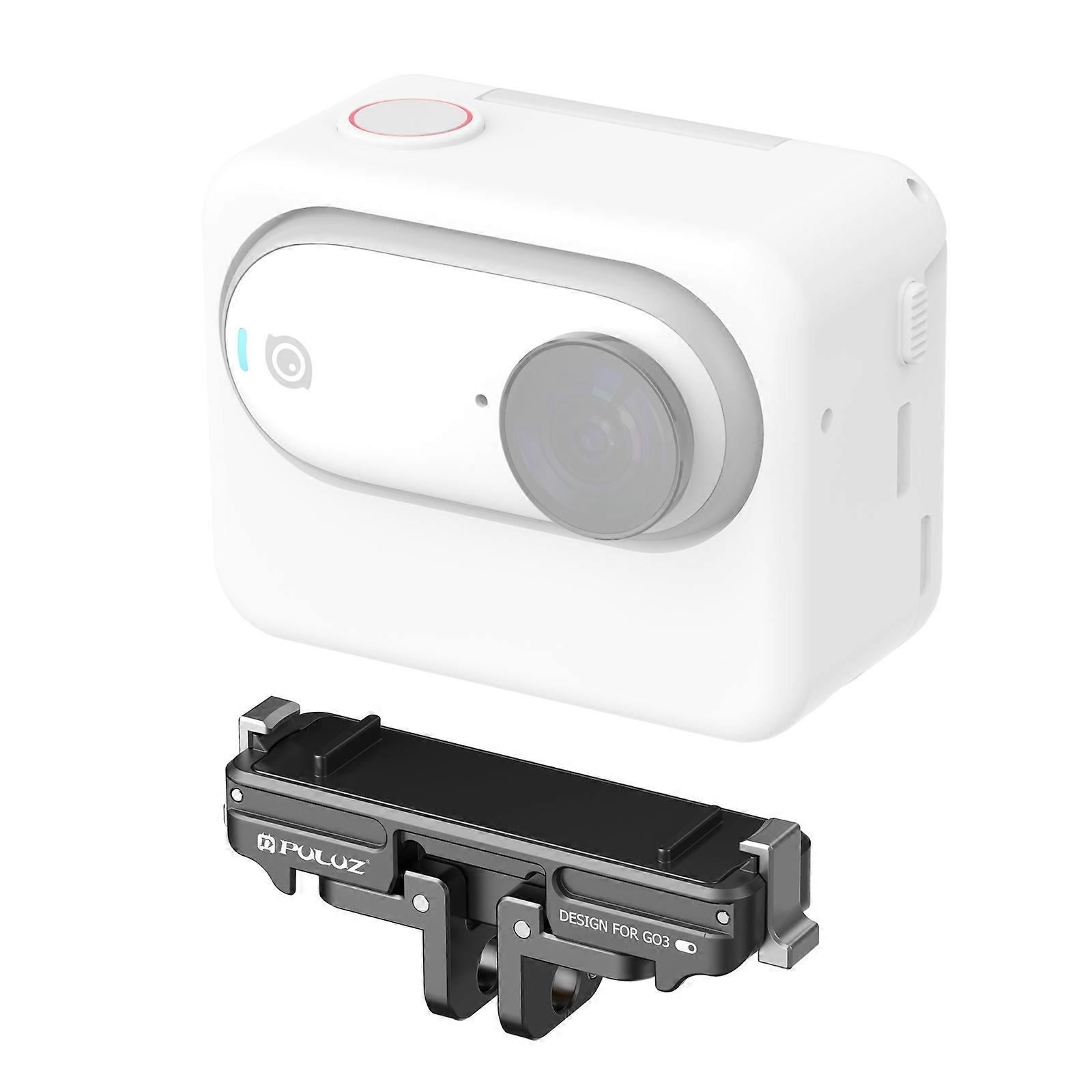 per insta360 GO3 / GO 3S PULUZ supporto base magnetico in ABS a sgancio rapido (nero)