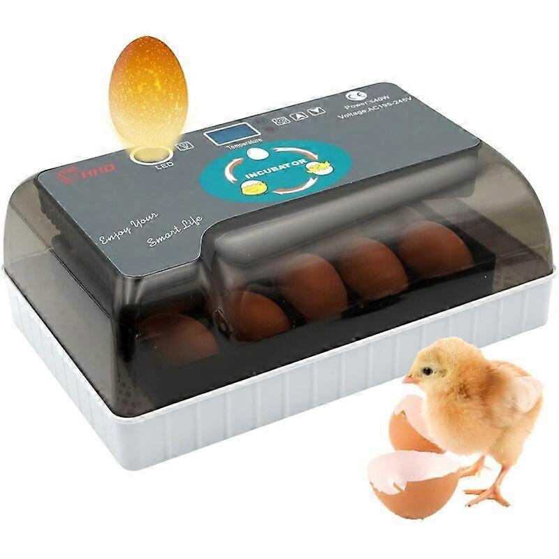 HHD 12 intelligent automatic chicken incubator new household mini-type automatic egg turning poultry incubator