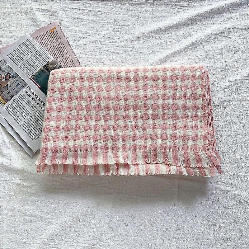 Stylish Oversized Women Plaid Blanket Warm Scarf for Fall Winter