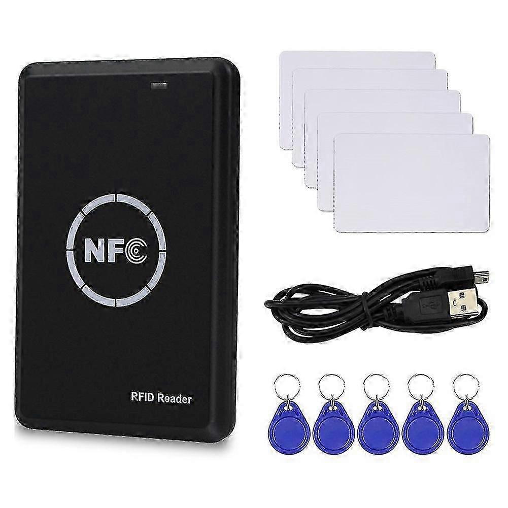 Rfid Nfc Copier Duplicator Key Fob Smart Card Reader Writer 13.56mhz Encrypted Programmer Us-haoyi