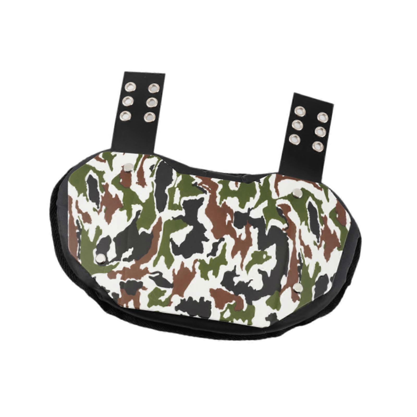Protective Football Back Pad Foam Padding with Adjustable Strap for Youth and Adult Rugby Gear, Gameday Essentials