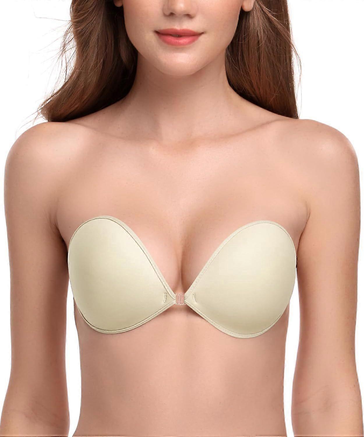 2025 Latest Model  Adhesive Bra Strapless Silicone Invisible Push Up Reusable