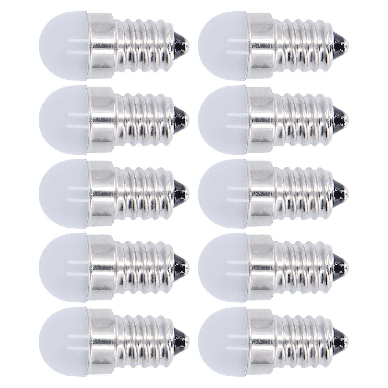 10-Pack E14 LED Bulbs, Warm White Light for Ceiling and Wall Lamps
