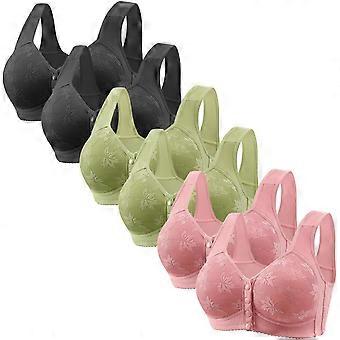 2025 Latest Model  6 PCS Daisy Bras for Older Women Push Up No Underwire Full