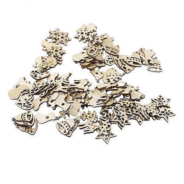 2 von 100 Baumschmuck Holzanhänger