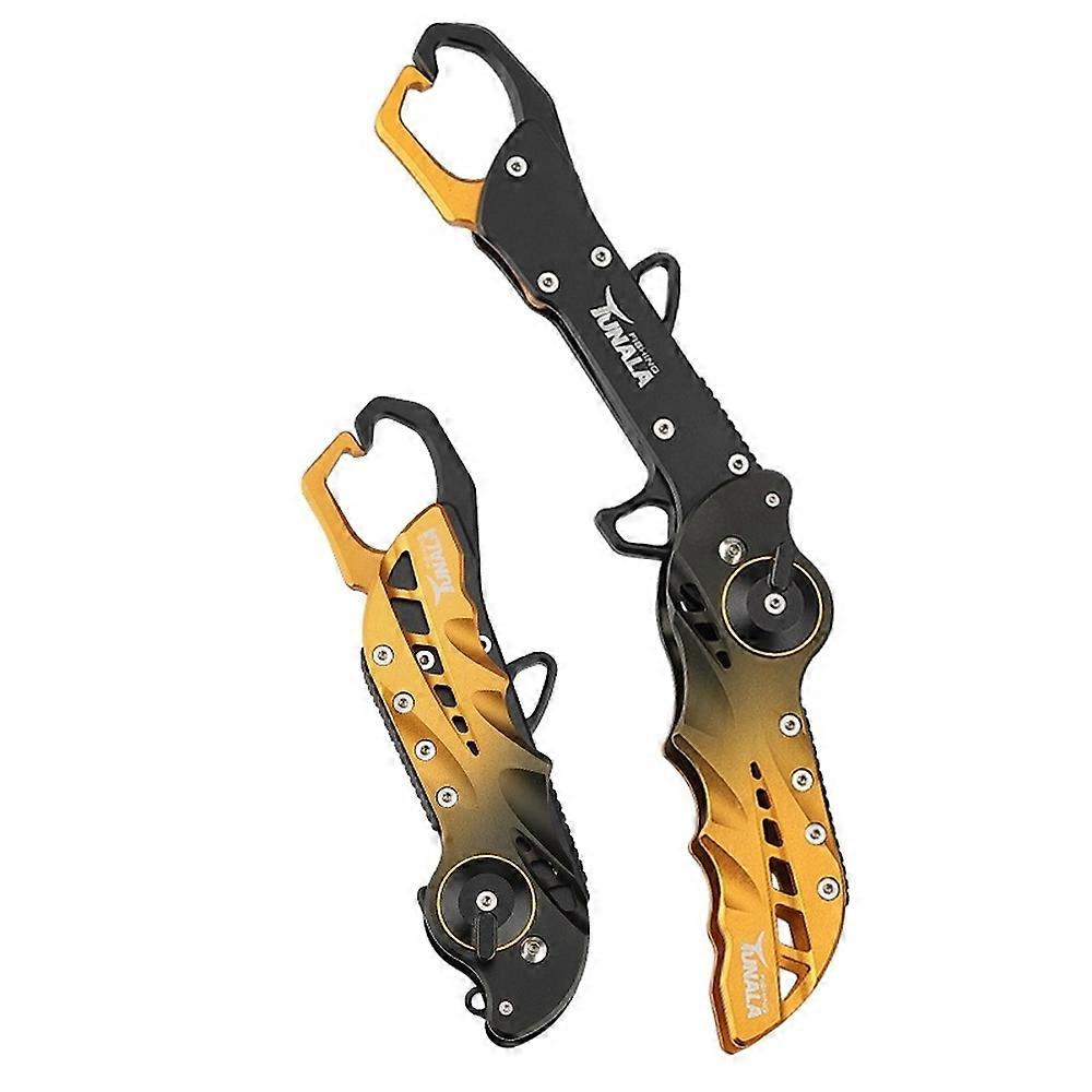 Folding Fishing Lip Gripper Collapsible Fish Controller Aluminium Alloy Fish Holder