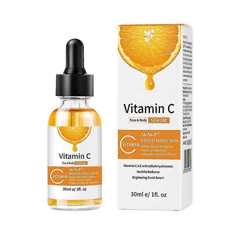 Facial Vitamin C Serum, Anti-Aging Facial Serum with Vitamin C, Brightening Facial Serum for Dark Spots, Fine Lines, Wrinkles and Glowing Skin