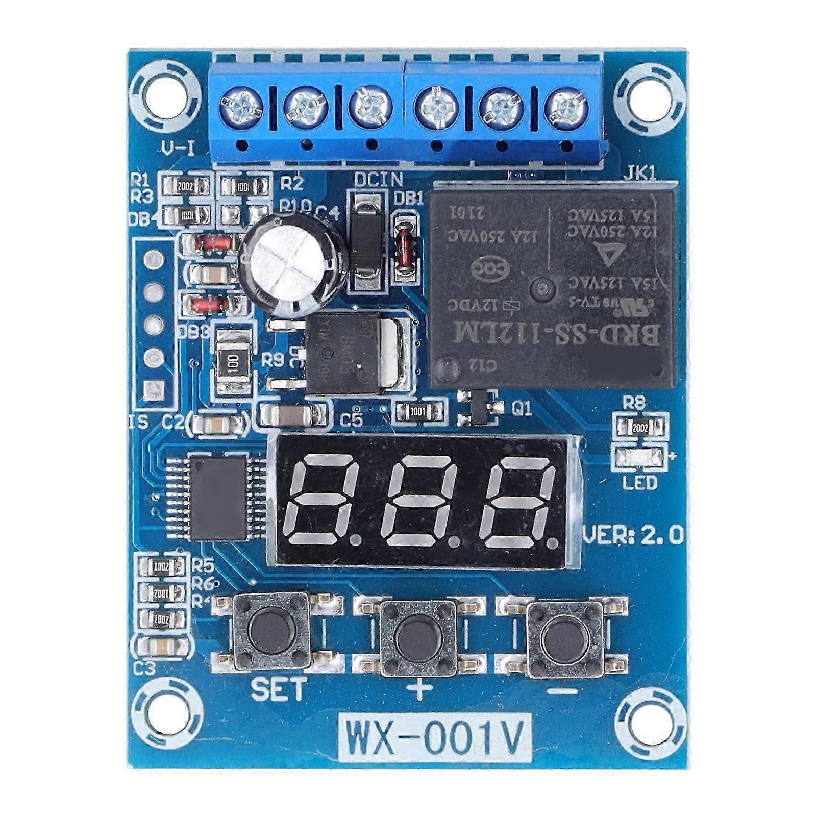 Voltage Detection Module Voltage Detection Digital Delay Relay Module with Multiple Modes24V