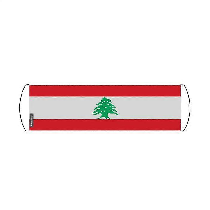 Flag - Lebanon - 24 x 70 cm - Waterproof polyester - Double-sided printing - Lightweight and durable