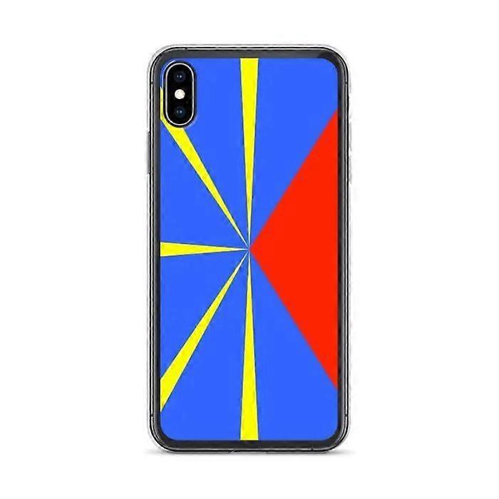 iPhone Case - Reunion Flag - iPhone XS Max - Flexible - Multicolor - Vertical