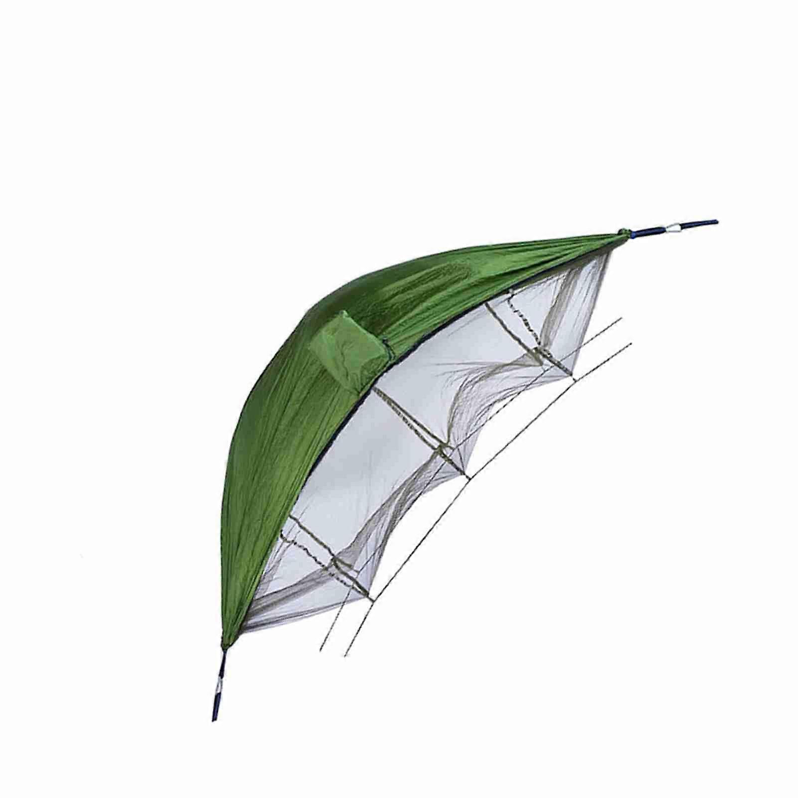 Automatic Quick-opening Hammock with Mosquito Net Outdoor Camping Portable Hammock Anti-rollover Nylon Hammock