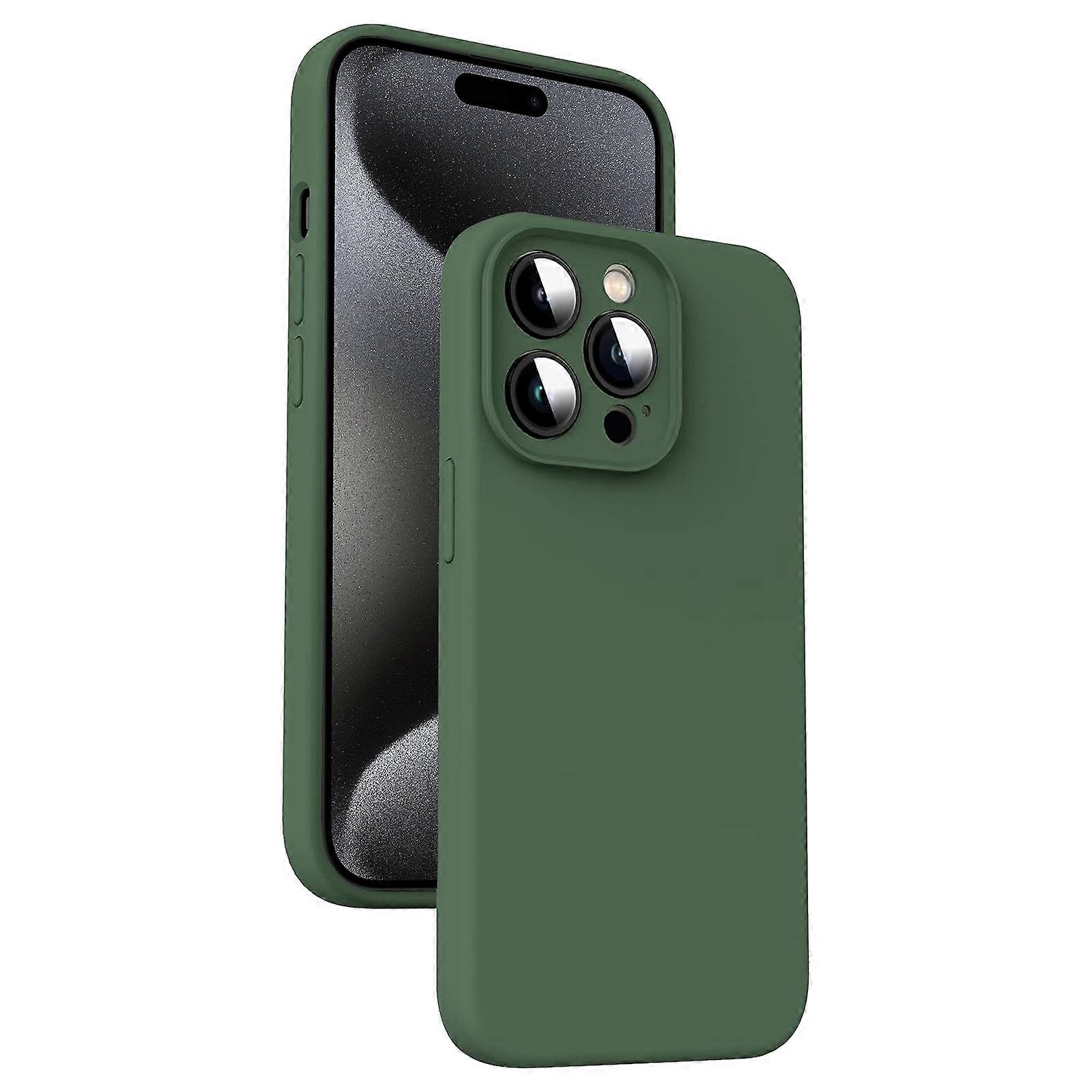 Microfiber Liquid Silicone Shockproof Phone Case