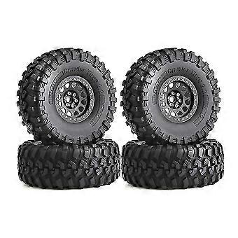 4pcs 135mm Metal 2.2 Beadlock Wheel Rim Tire Set For 1/10 Rc,b