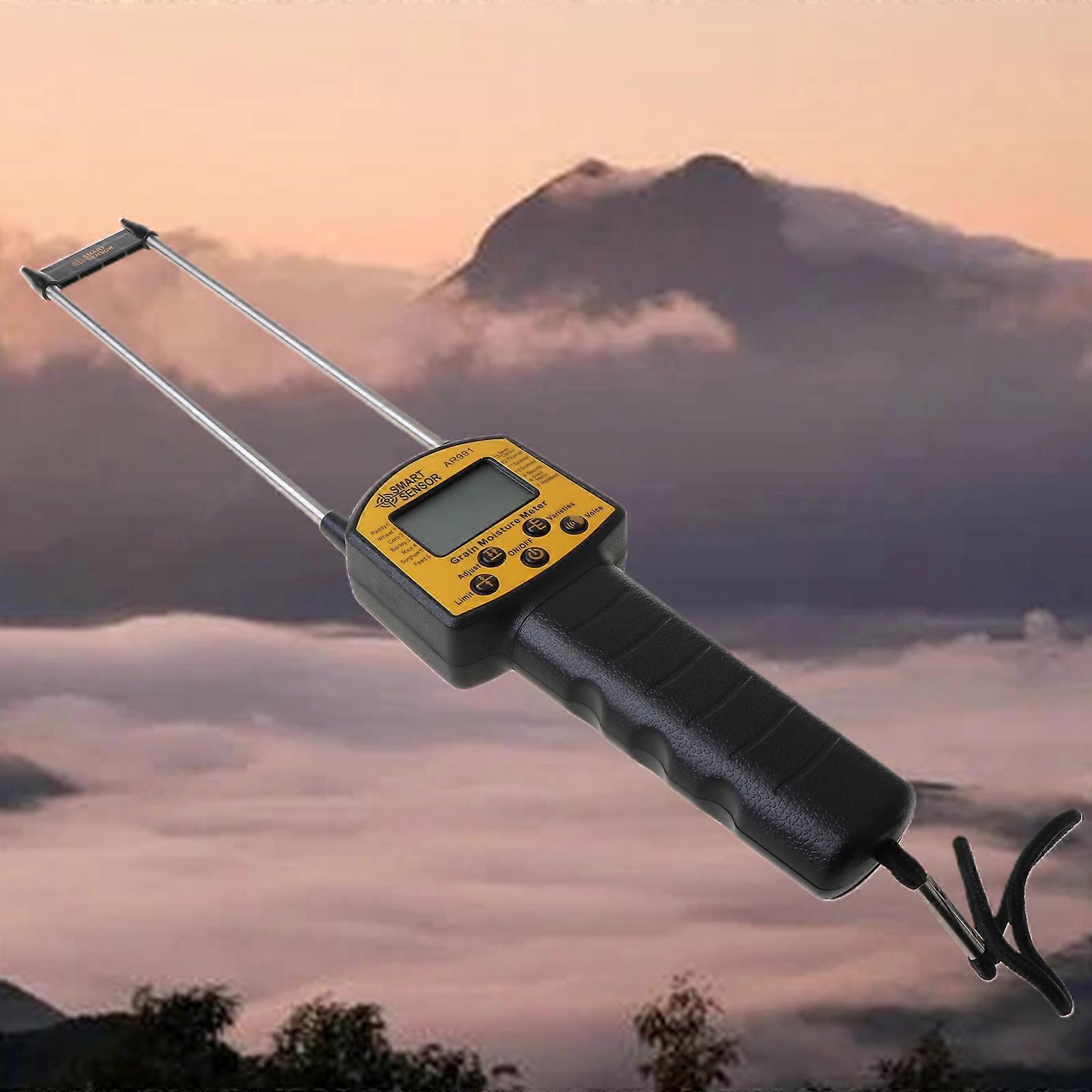 Grain Moisture Meter Lcd Digital Display Smart Sensor For Corn Wheat Rice Bean