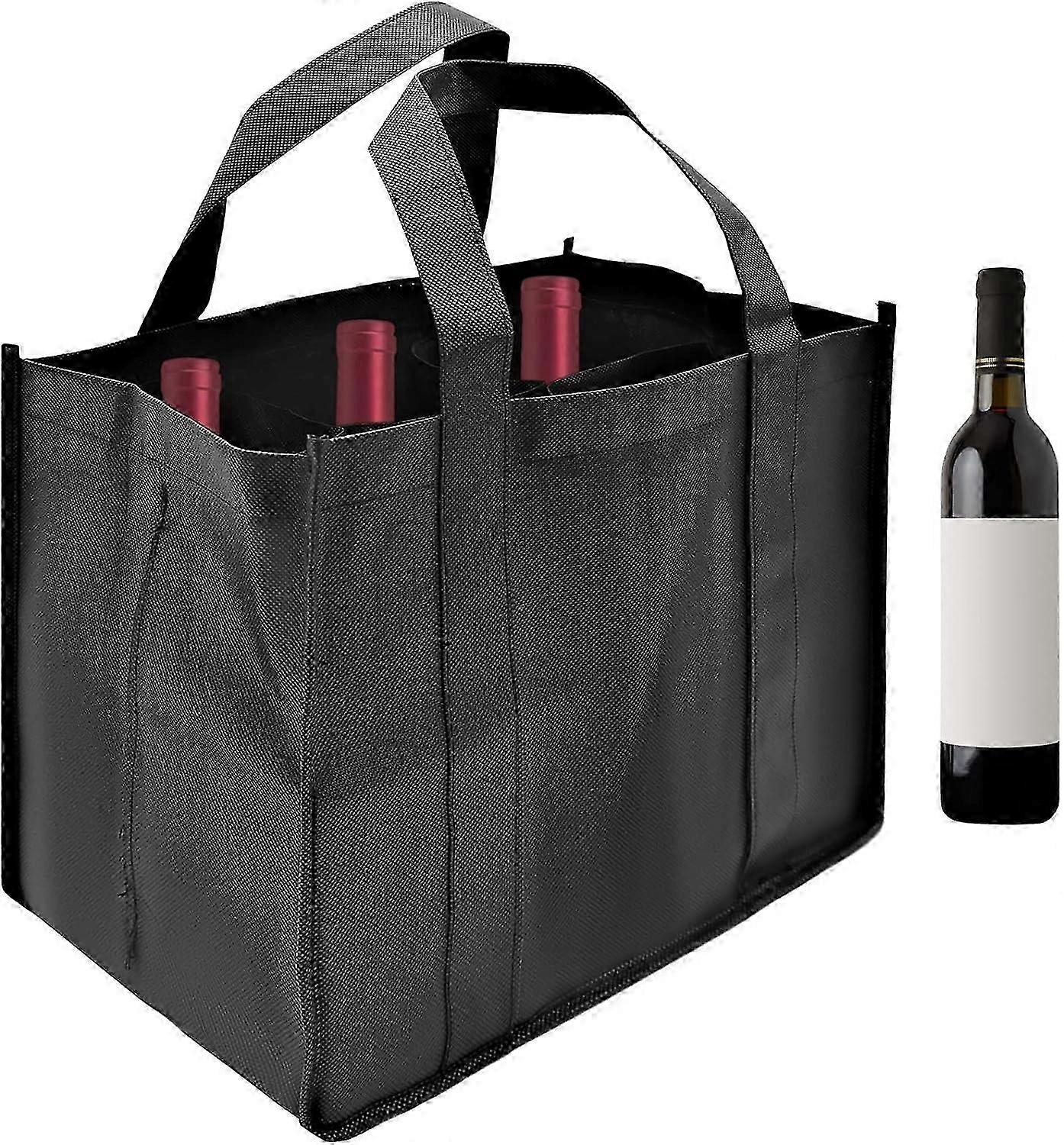 Durable Waterproof Bag with 6 Compartments for 1.5L Bottles Ideal for Water Wine and Beer Storage