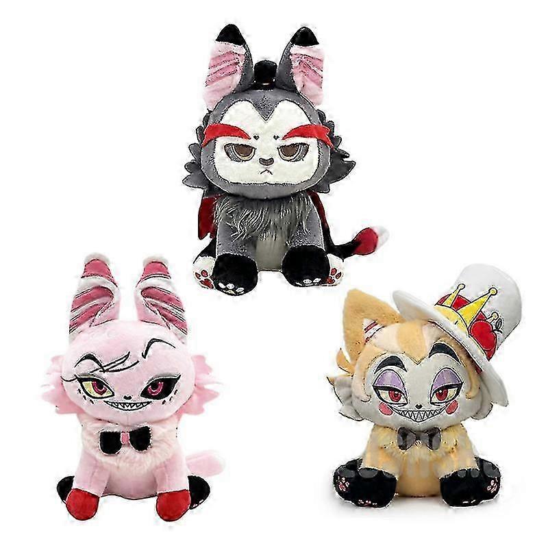 2025 Hazbin Hotel Plush Toy Husk Meow Plush Doll