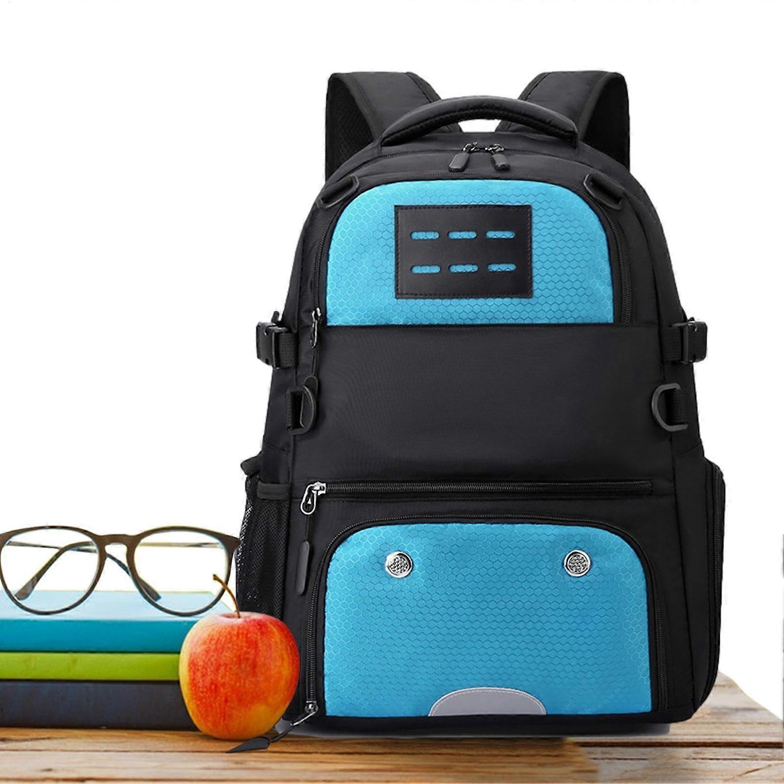 Basketball Hoop Waterproof Backpack with Shoe Compartment for Kids, Oxford Fabric, Sports Training Bag, Adjustable Straps