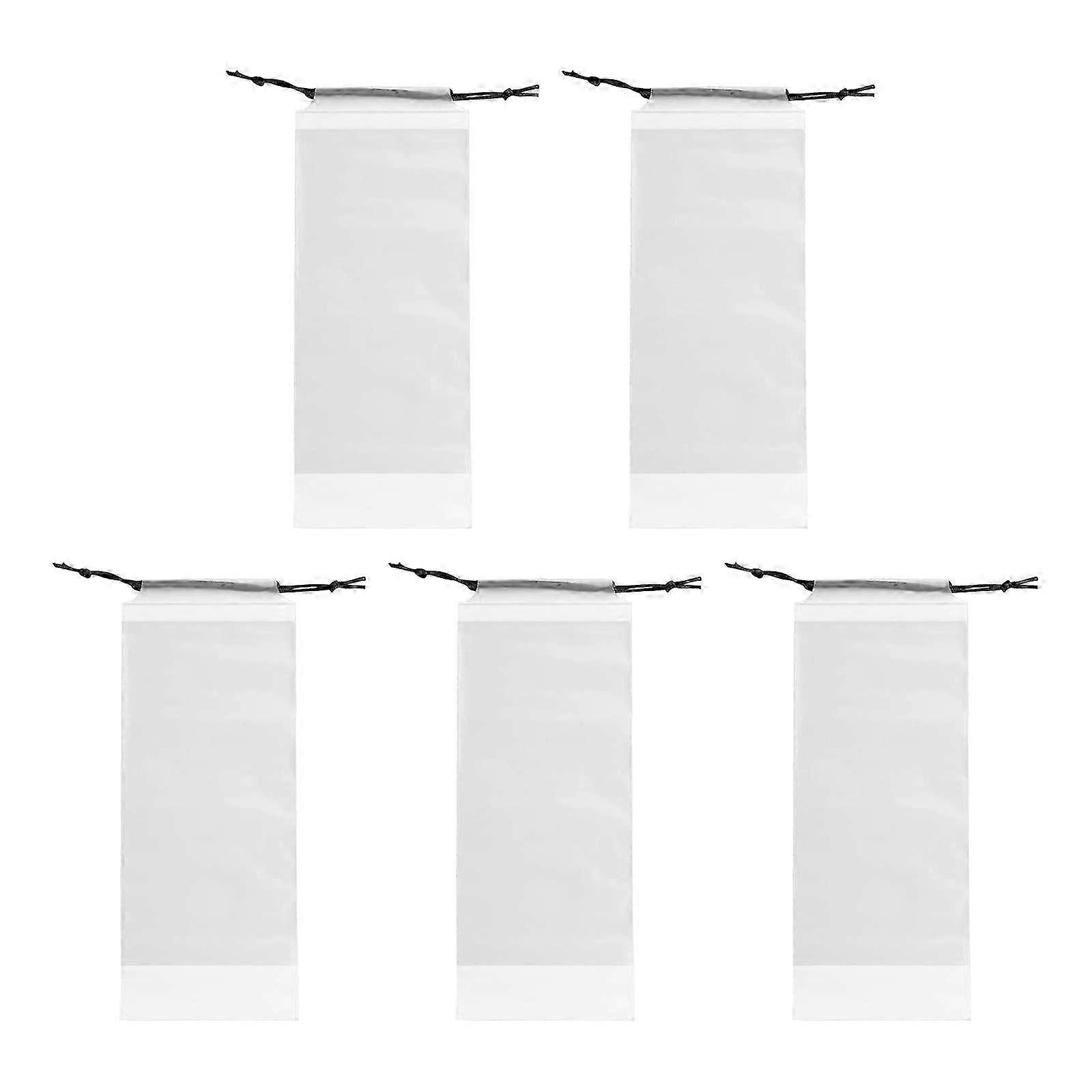 5 Pcs Transparent Waterproof Umbrella Storage Bags