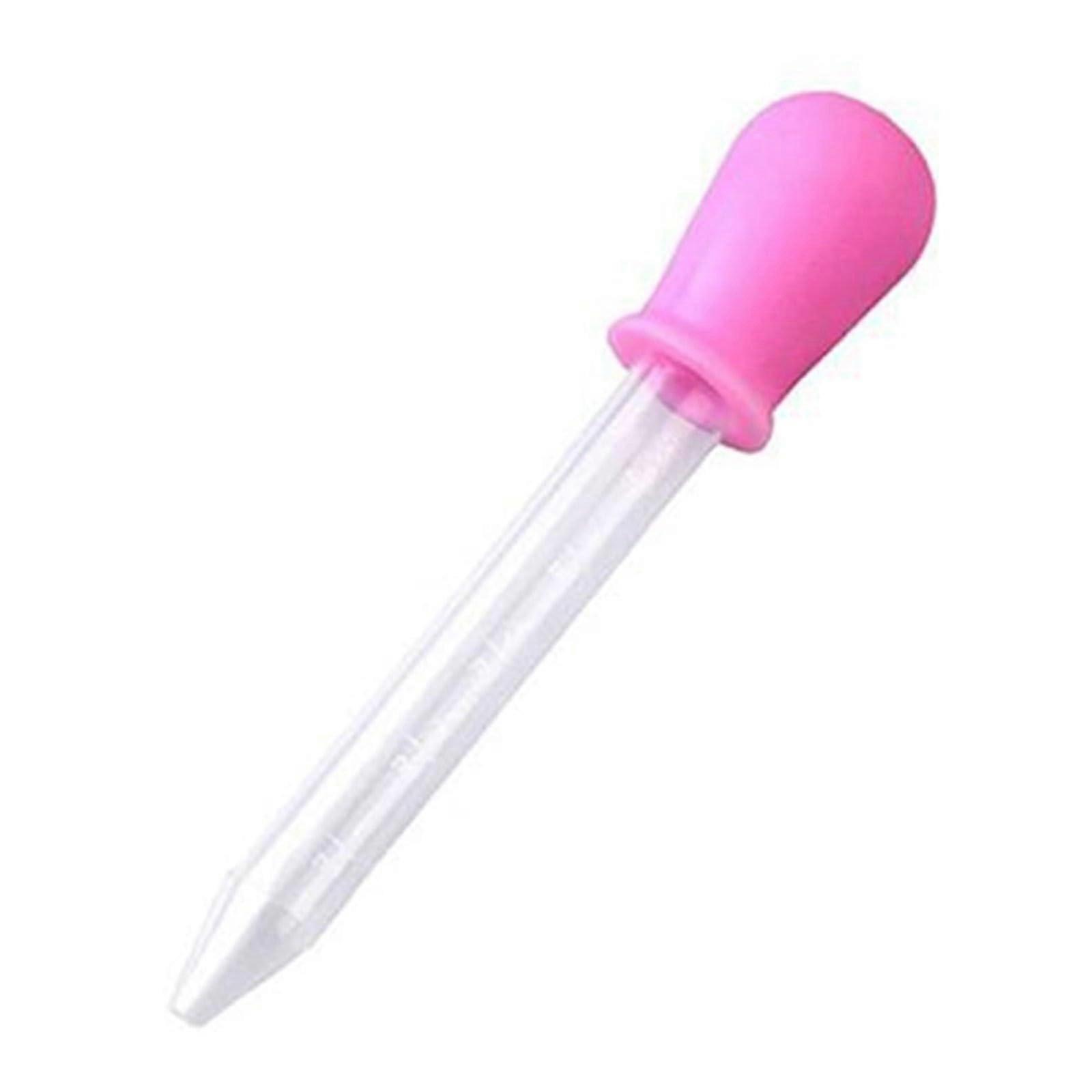 5 ml Baby Feeding Liquid with Graduated Pipette, Denture Adhesive Remover for Gums, Pink, One Size