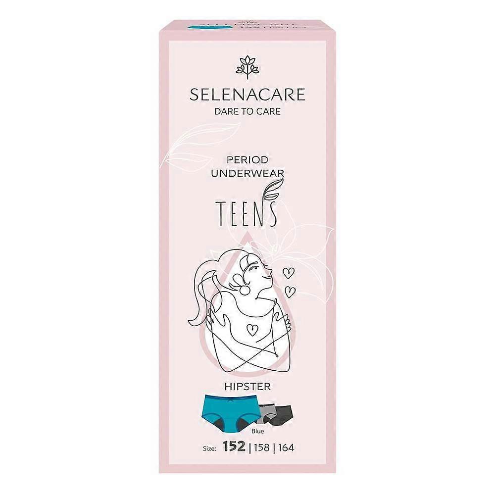 Selenacare TEENS period panties Hipster Blue Size 152