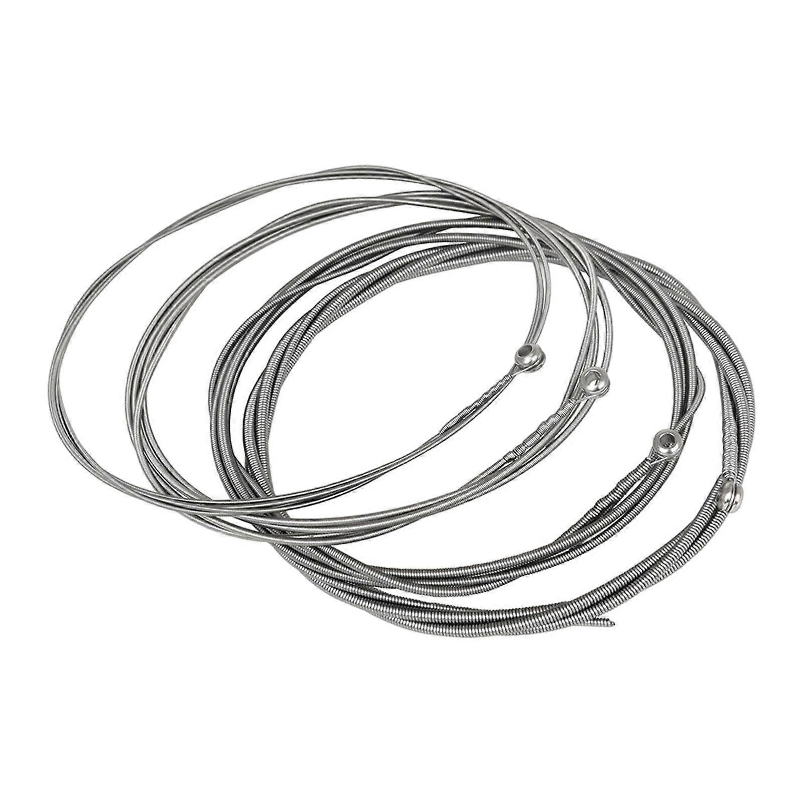 Bass Strings Bright Replacement Parts String Change Professional Acoustic Bass Strings Alloy for Beginner Learner Stage Accs