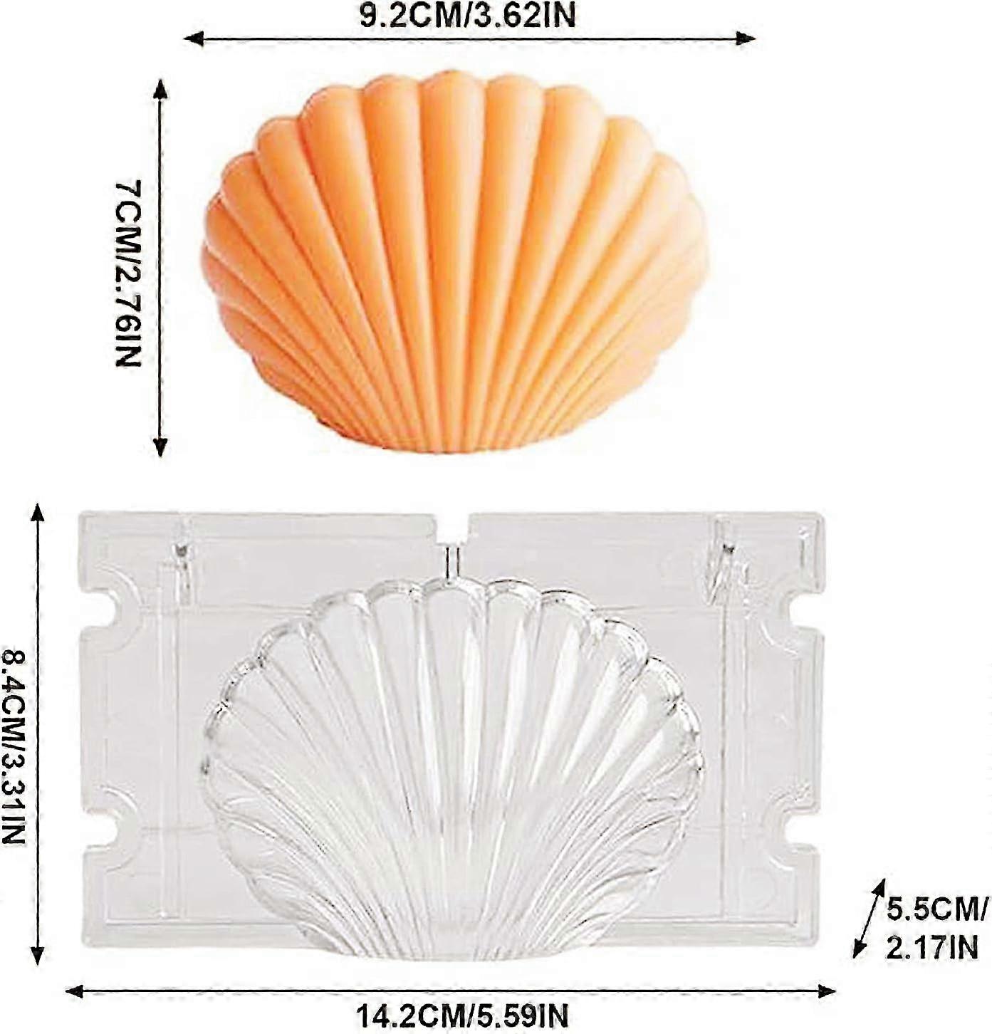 Candle Making Plastic Mold for Crafting - Suitable for DIY Candles, Dimensions: 9.2 * 7 * 4.8 Cm, Perfect for Your Creative Projects