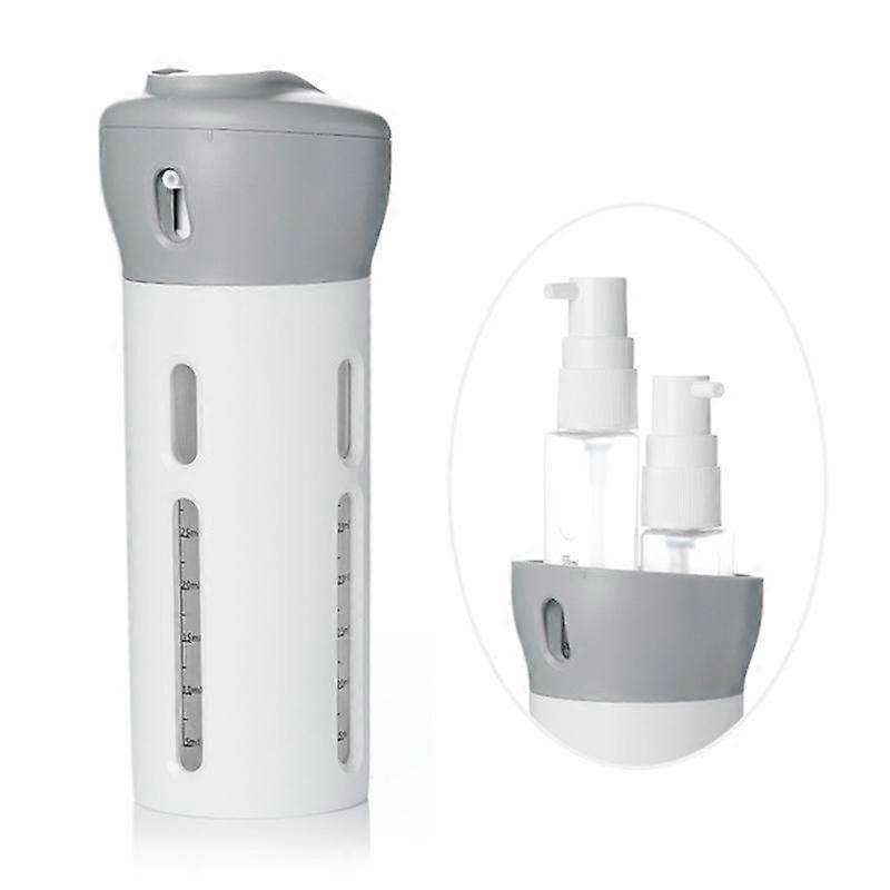 4-in-1 Portable Lotion Dispenser Lotion Shampoo Shower Gel Storage Bottle Makeup Travel Supplies