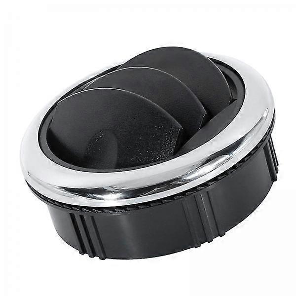 2x Car Deflector Outlet Round Electroplating Universal A/C