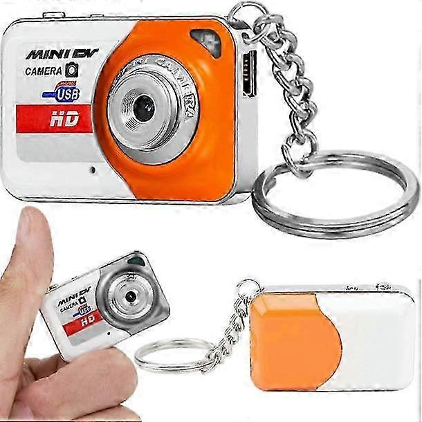 2025 New Pocket Pixel Keychain Camera,Mini DV Camera, USB Mini Camera Keychain Video Recorder for Students Webcam, Kids