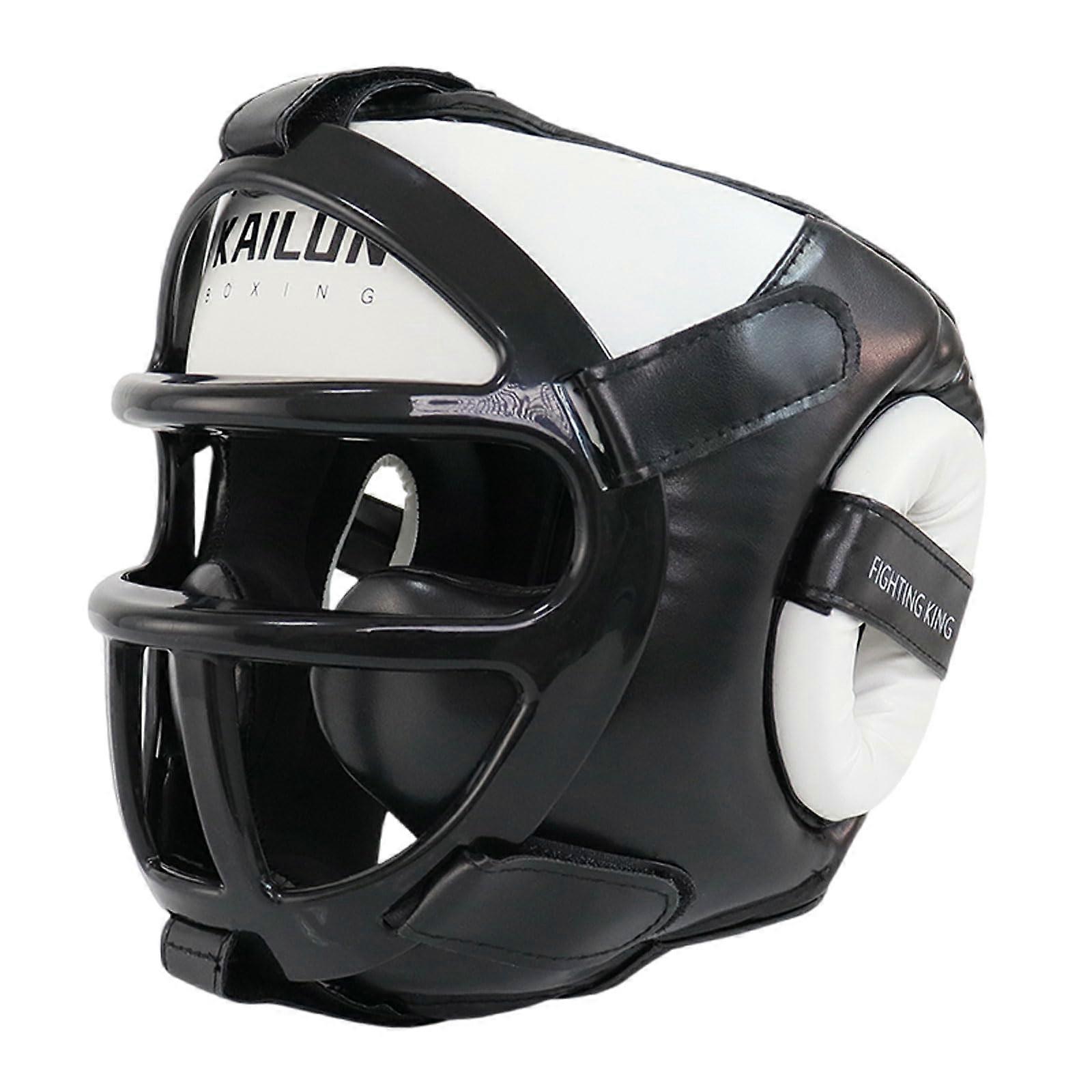 Taekwondo Sparring Headgear for MMA and Karate - Adjustable Lightweight Boxing Helmet - Breathable Foam Protection