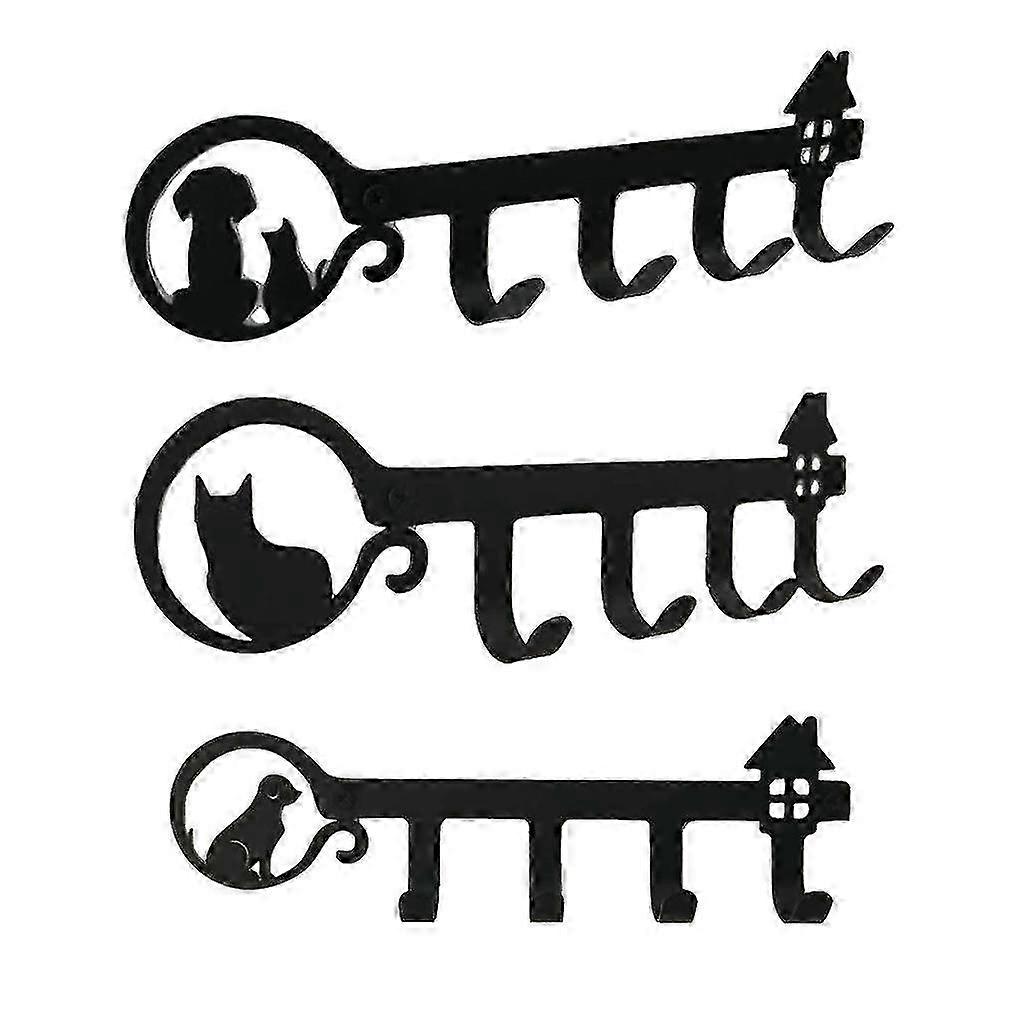 Creative Wall Mounted Hook Coat Hat Holder Rack Iron Hanger Edition 0618