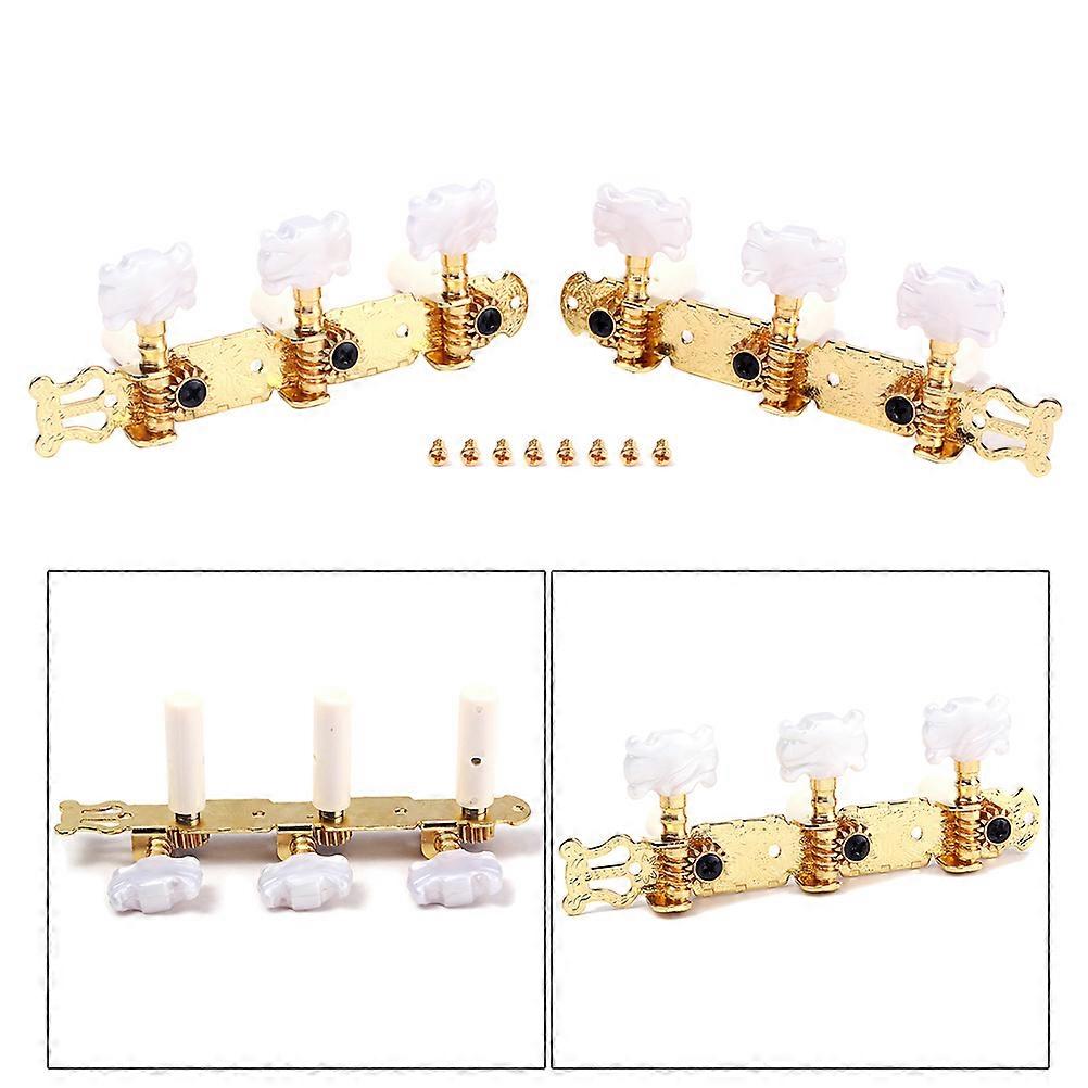 Guitar Tuner Pegs Gear Gc301 Guitar String Tuning Peg Golden For Musicians Music Practice 1Pair