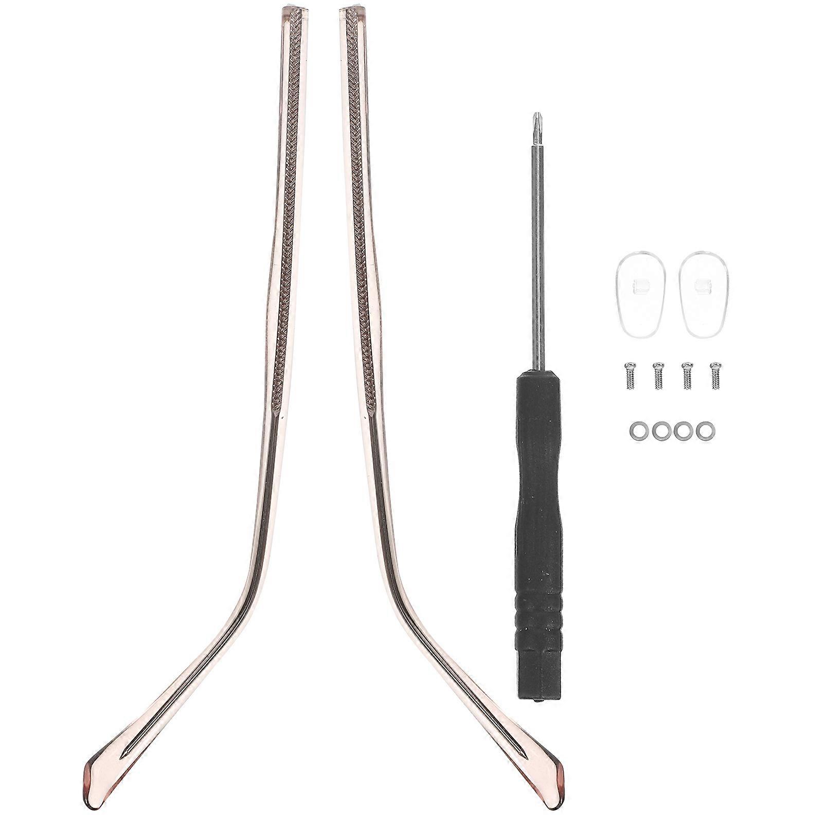 Lightweight Rose Gold Eyeglass Replacement Arms – Temples for & Sunglasses – Unisex Design for Men and Women