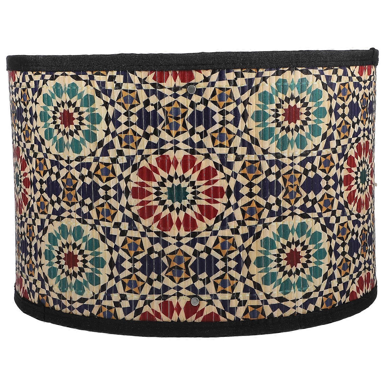 Decorative Lampshade Bamboo Space Enhancement Abstract Retro Style 30.00X30.00X20.00CM 1Pack